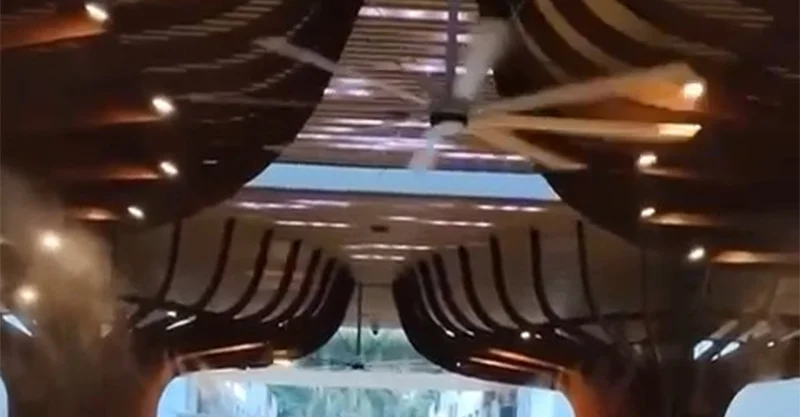 KRISSVENT HVLS Fan Installed at Delhi Aerocity