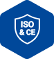 ISO and CE certified products