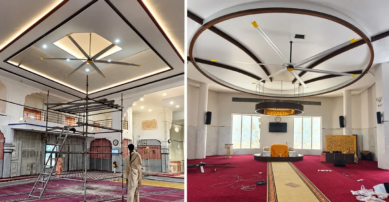 HVLS Fans Installation