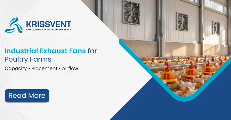 Industrial Exhaust Fans for Poultry Farms