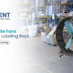 Industrial Mobile Fans for Warehouse Loading Bays