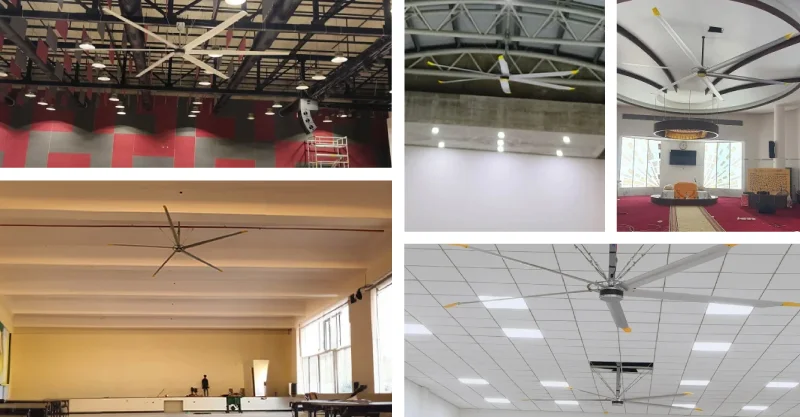 KRISSVENT HVLS Fans Installation in Auditorium