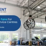 KRISSVENT Industrial Wall Fans for Automobile Service Centres